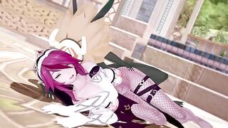 Hillachurl fucked Rosaria in a steamy Genshin Impact scene