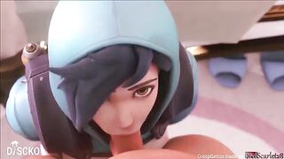 Tracer compilation 2021 with sound, inspired by Overwatch's Tracer