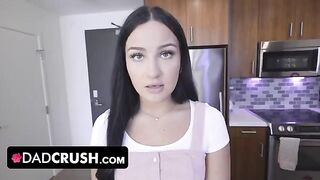 Pervert stepdad took his stepdaughter for a hard ride