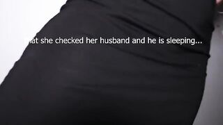 Fucked a friend's wife after the party, what a slut!