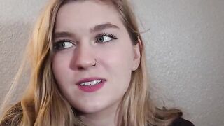A girl studied at home and called a guy to help with the task