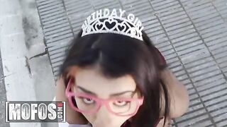 Jordi El Nino Polla surprises Kitty Love on her special day