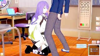 Hentai Game Koikatsu! ]Fuck Big tits Moona Hoshinova's cunt.3DCG Erotic Anime Video