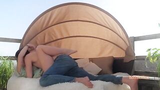 The couple has an intimate and passionate sex session