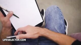 Casting agent fucks sporty Latina girl Veronica Leal hard