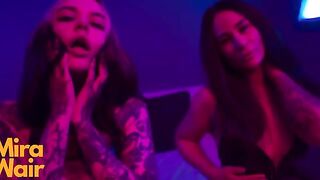Two lesbians are willing to have fun with you both