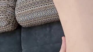 A guy is fucking his skinny step mom in hardcore style