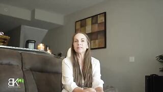 Hot stepmom Kymber Leigh seduces her stepson on the couch