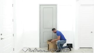 Brandi Love, busty MILF, gets fucked by big dick mover