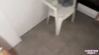 Couple engaged in passionate sex right in the kitchen at night