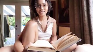Nerdy little stepsister tries sex with her stepdad - Family Therapy