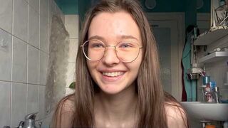 Young German beauty has a powerful orgasm with squirting climax