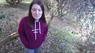 A young guy fucked his sexy neighbor in the garden, it was amazing!