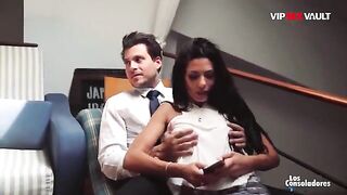 Hot foursome action with Alexa Tomas and Sicilia in a steamy swap
