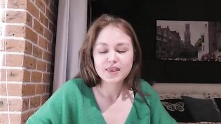 A student girl studies hard and meets a boyfriend in POV