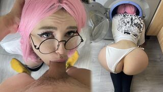 My stepsister got stuck in the washing machine and I fucked her
