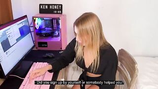 A blonde Californiababe agreed to have rough sex for a discount