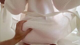I shook my juicy ass for my stepbrother, he couldn't resist my pussy