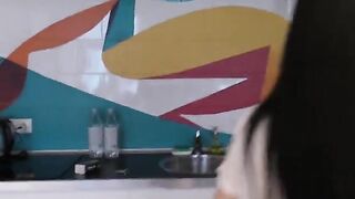 I made this skinny Asian teen skater suck my fat balls