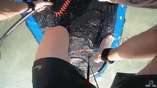 I met a hot girl on the beach and fucked her