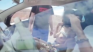 Guy fucked a stranger in public after jerking him off on the street