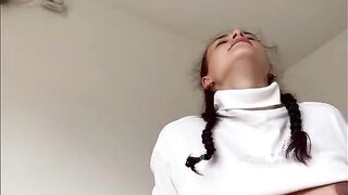 A man fucks his pregnant stepsister with a big belly