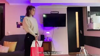 A student had to pay rent with her anal virginity in this intense scene