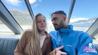 A guy woke up a sleeping beauty with his cock in her pussy