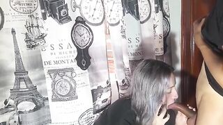 A very unfaithful girl gets intimate with her stepbrother while talking to her boyfriend on the phone