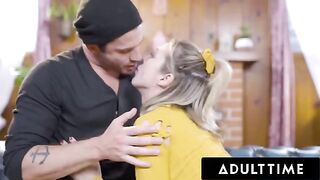 Aiden Ashley gets her pussy railed on the first date