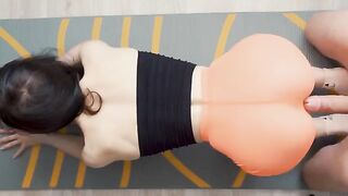 Fit girl Lana has her tight ass oiled and smashed