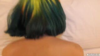 Rainbow teen got banged on her 18th birthday