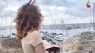 Redhead Cherry Candle had sex with me on the boat