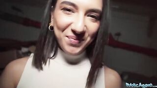 A beautiful European biology student gets fucked by a stranger in a steamy public encounter