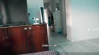 MILF stepmom gets fucked by her stepson to keep quiet