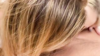 Tattooed step-sister joins a threesome in an intense FFM scene