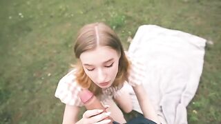 A girl loves to ride and fuck, especially in forbidden places