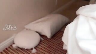 I share a bed with my sister's best friend in a steamy scene