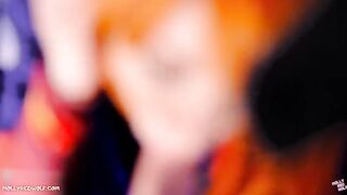 Asuka Langley’s sloppy blowjob and creampie scene from Evangelion