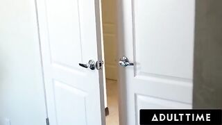 Hot MILF Voyeur Alexis Fawx Scissoring Her Teen Neighbor