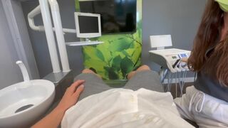 Beautiful girl has sex with dentist in POV style