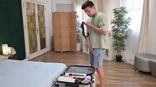 I caught my foreign friend jerking off in my panties, Kourtney Love