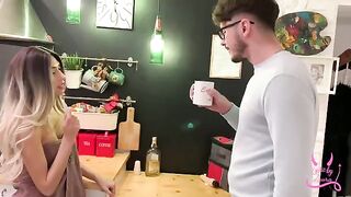 My boyfriend cheats on me with my ex in the kitchen