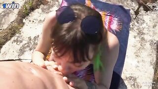 A blowjob as a bribe to the guard of the fort