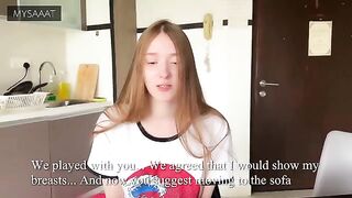 The guy's step sister lost at chess, so she had to have sex with him