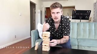 Two hot guys fucked two pretty babes on the bed, a wild scene