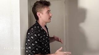 Two hot guys fucked two pretty babes on the bed, a wild scene