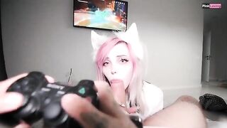 The babe has fun while I play Genshin Impact, it’s a good game