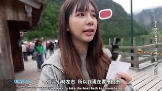 Young reporter fucked hard in a steamy vlog