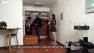 Aglaia Spicy delivers her ass at a friend's house in this hot anal creampie scene